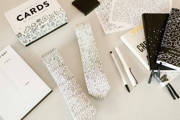 Rad Dad Coloring Tie *markers sold separately