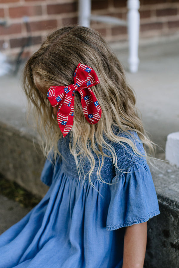 Betsy Ross Darling Hair Bow