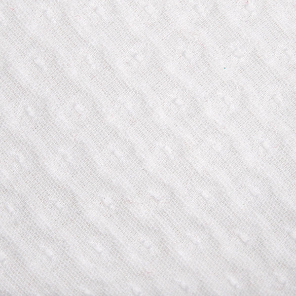 Quilted White Boys Tie