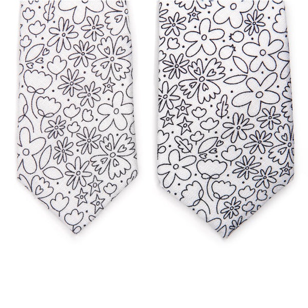 Rad FLORAL Coloring Tie *markers sold separately