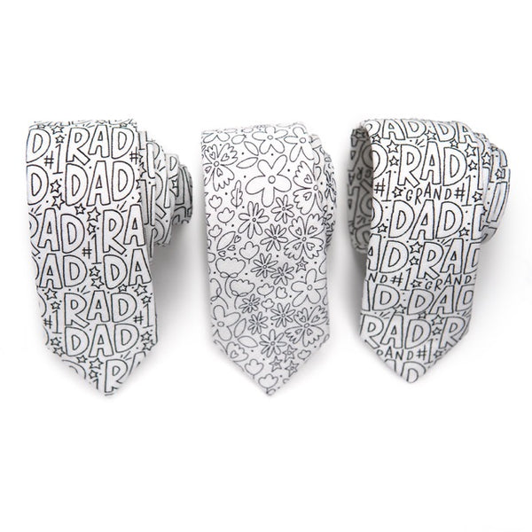 Rad FLORAL Coloring Tie *markers sold separately