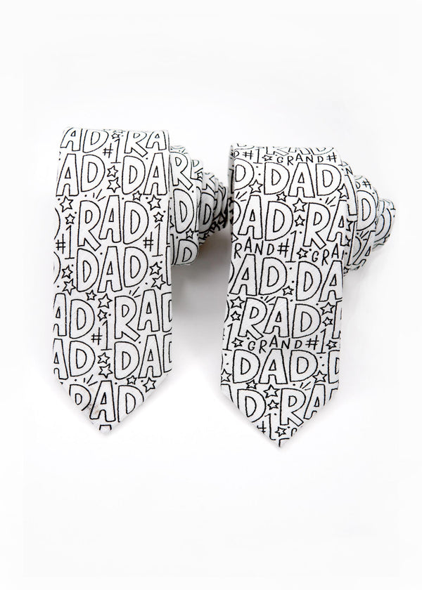Rad Dad Coloring Tie *markers sold separately
