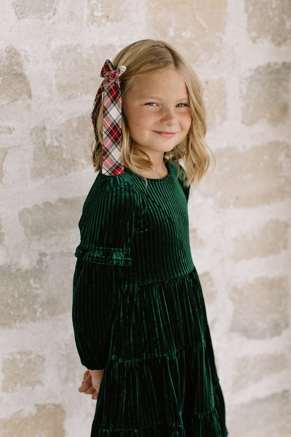 Saint Nick Lady Hair Bow Lady Hair Bow 4"x7.5"