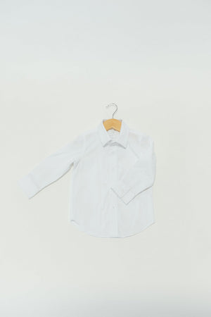 Boys' Ultimate White Dress Shirt - Normal Cuffs