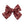 Cranberry Frost - Petite Hair Bow