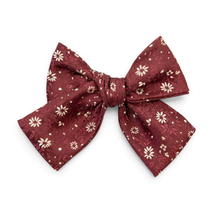 Cranberry Frost - Petite Hair Bow