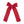 Crimson - Lady Hair Bow