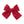 Crimson - Petite Hair Bow