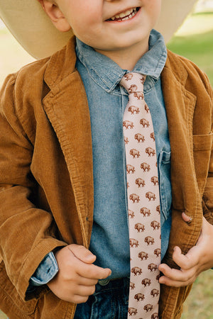 Bison - Boys Tie