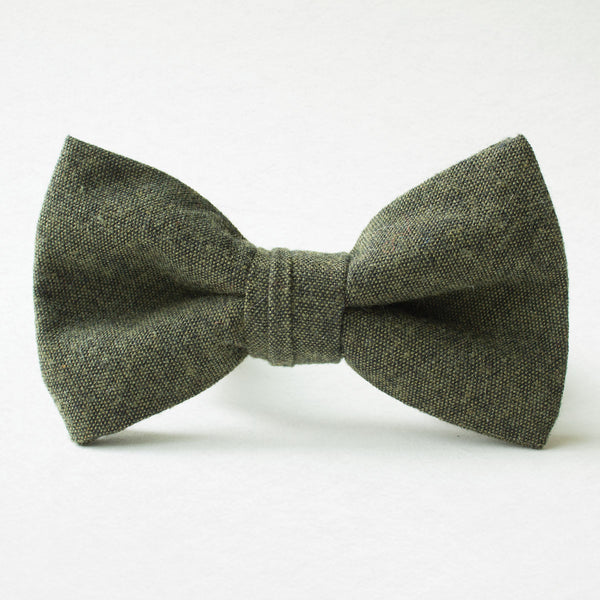 Forest Green Bow Tie for Boys