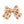 Gingerbread - Petite Hair Bow