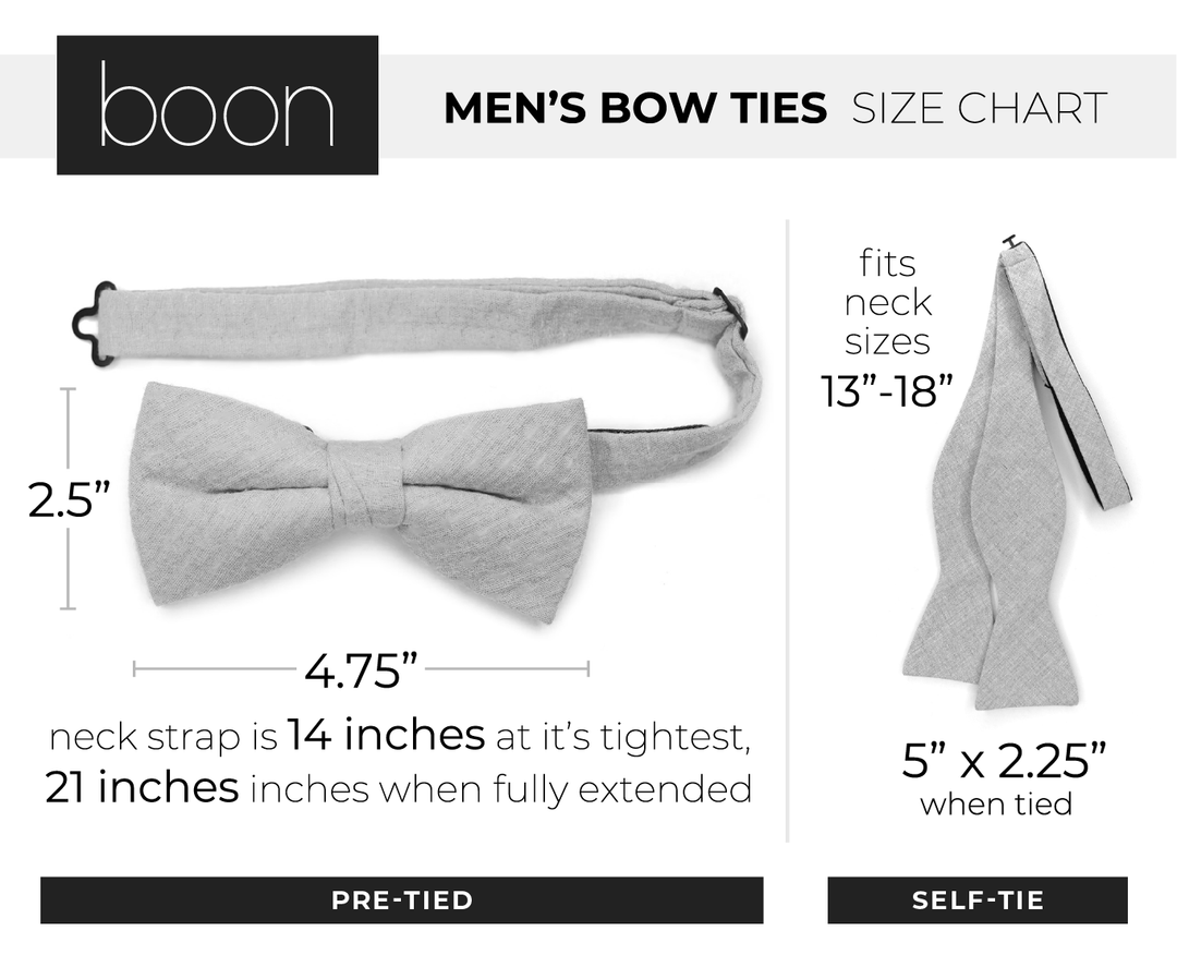 Evergreen Men's Pretied Bow Tie Boon Ties