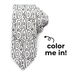 Boon Ties Rad Dad Coloring Tie *markers sold separately