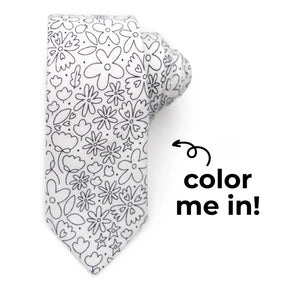 Boon Ties Rad FLORAL Coloring Tie *markers sold separately