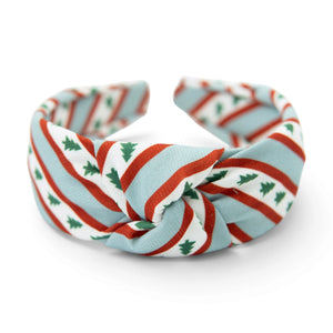 Tree Farm Stripe - Knotted Headband