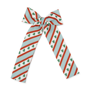 Tree Farm Stripe - Lady Hair Bow