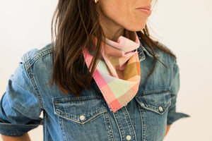 Whimsy Plaid - Women's Bandana