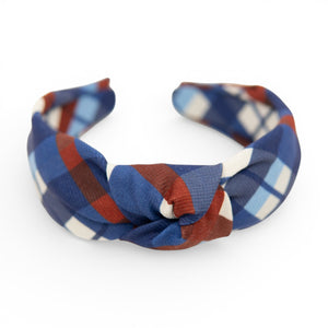 Americana Plaid - Knotted Headband