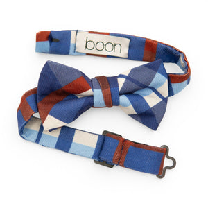 Boon Ties Americana Plaid - Boys Bow Tie