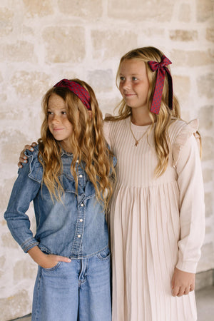 Barret Lady Hair Bow Lady Hair Bow 4"x7.5"