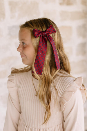 Barret Lady Hair Bow Lady Hair Bow 4"x7.5"