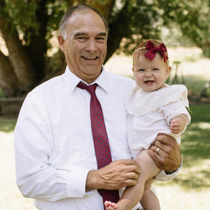 Wine Velvet Petite Hair Bow Petite Hair Bow 2”x3”