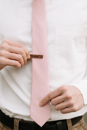 Be Kind  - Wooden Tie Clip