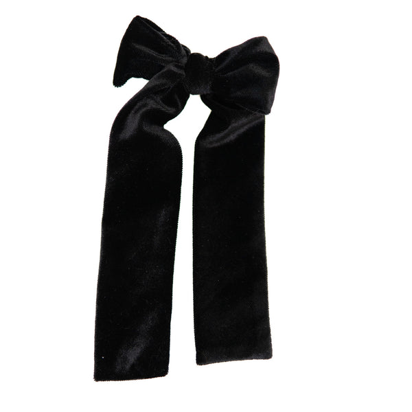 Black Velvet Lady Hair Bow