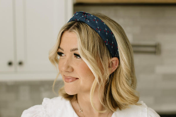 Boston Knotted Headband Headband 1.5" Thick