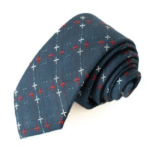Boston Men's Tie Mens Modern - 2.5" wide x 58" long