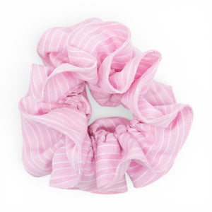 Bubble Gum Stripe - Hair Scrunchie