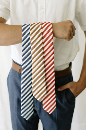 Scarlet Stripe Men's Tie