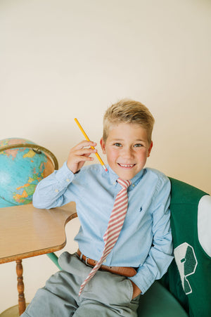 Boon Ties Cardinal Stripe - Boys Tie