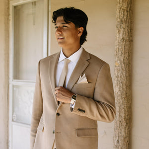 Champagne Pocket Square Pocket Square 30cm x 30cm