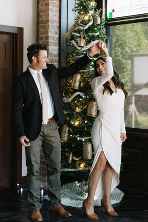 Gold Velvet Knotted Headband