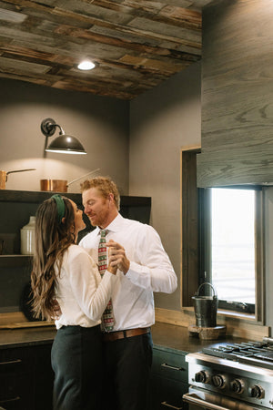 Christmas Sweater - Men's Tie Mens Modern - 2.5" wide x 58" long