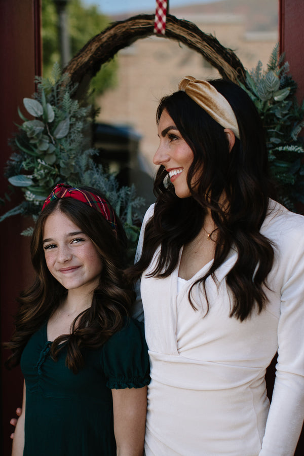 Classic Christmas Women's Knotted Headband