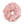 Coral Stripe - Hair Scrunchie