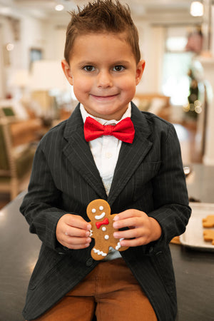 Crimson - Boys Bow Tie