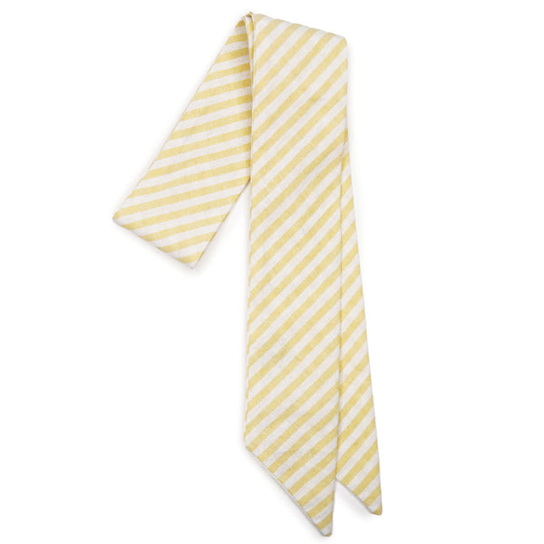 Daffodil Stripe Hair Sash for Girls & Women - Neck Scarf & Hair Wrap