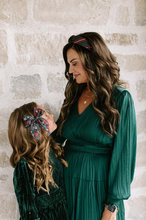 Dashing Floral Darling Hair Bow Darling Hair Bow 4"x5"