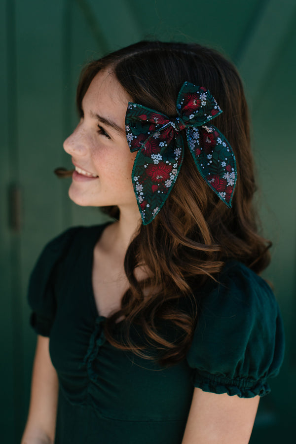 Dashing Floral Darling Hair Bow