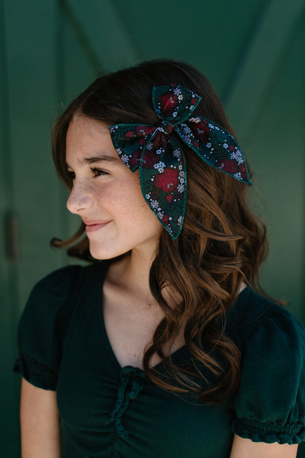 Dashing Floral Darling Hair Bow