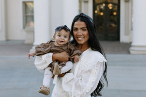 Dashing Floral Petite Hair Bow