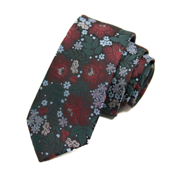 Dashing Floral Mens Tie