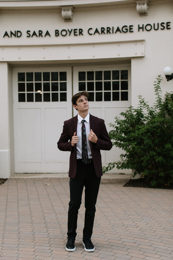 Dashing Floral Mens Tie