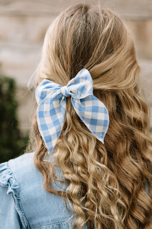 Daybreak Plaid Darling Hair Bow