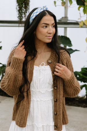 Daybreak Plaid Knotted Headband