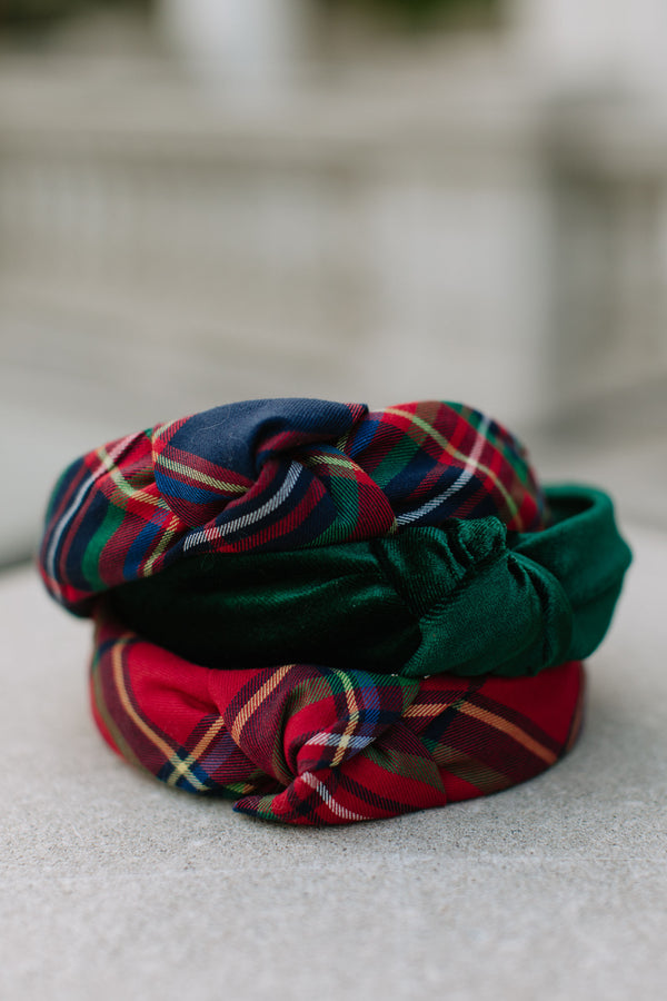 Whistler Plaid Women's Knotted Headband