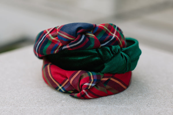 Whistler Plaid Women's Knotted Headband